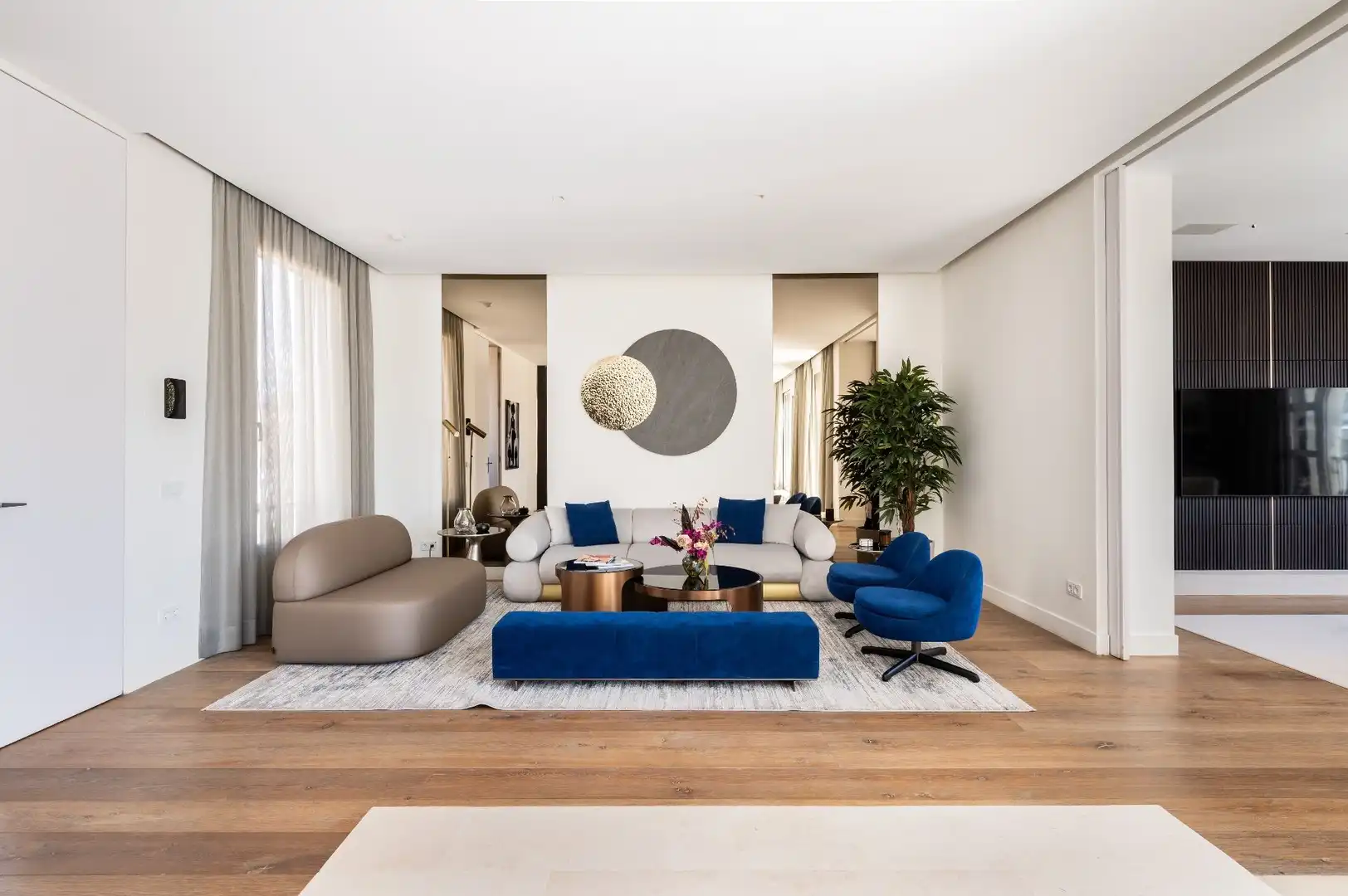 Living room of Attic for rent in Madrid  with Air Conditioner, Heating and Terrace