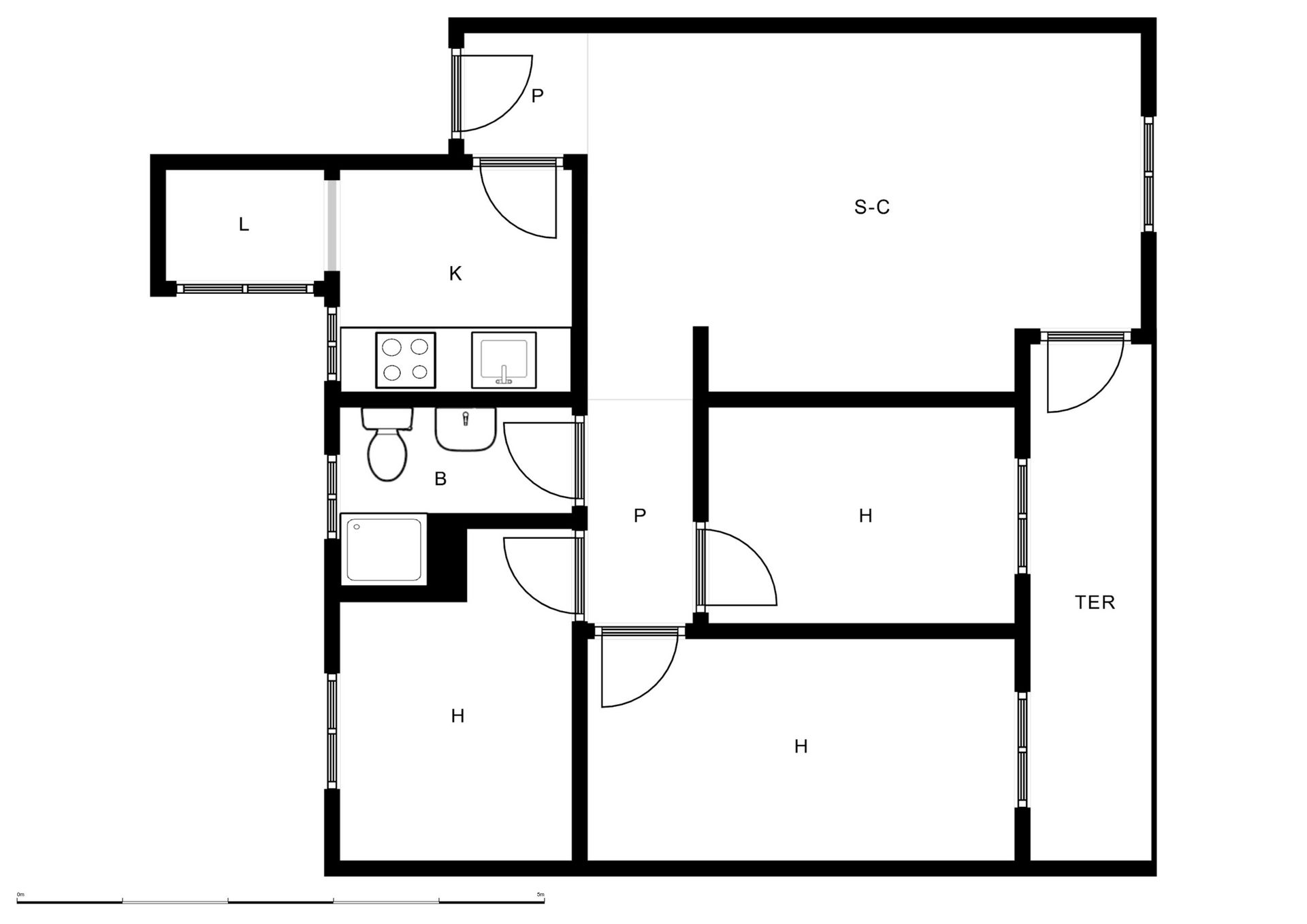Wohnung miete in Centro