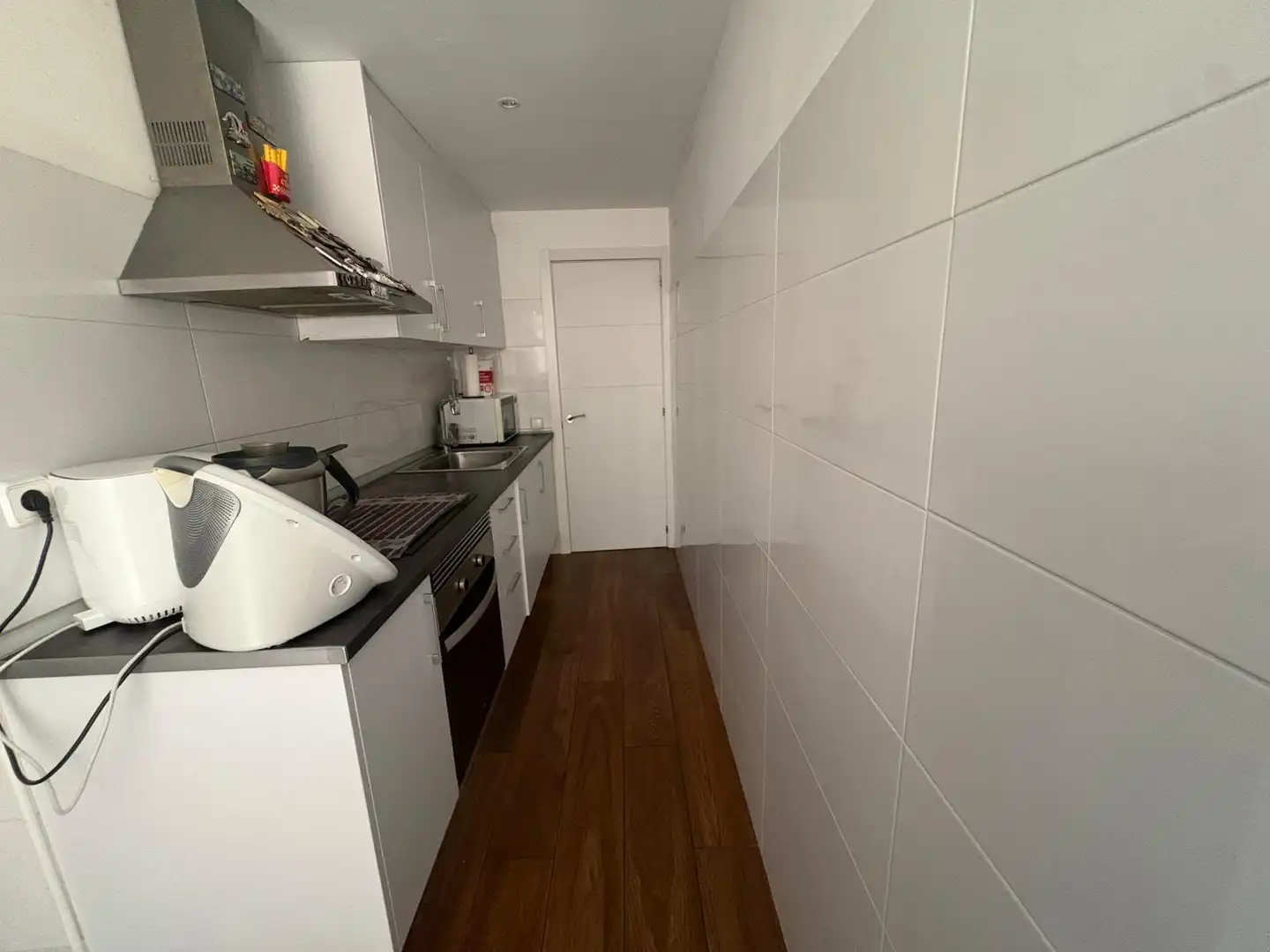 Kitchen of Flat for sale in Cornellà de Llobregat  with Air Conditioner and Parquet flooring