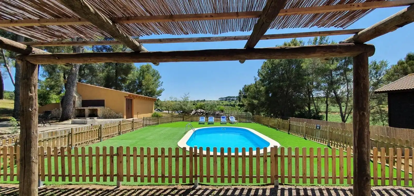 Piscina de Finca rústica en venta en El Catllar  con Calefacción, Jardín privado y Terraza