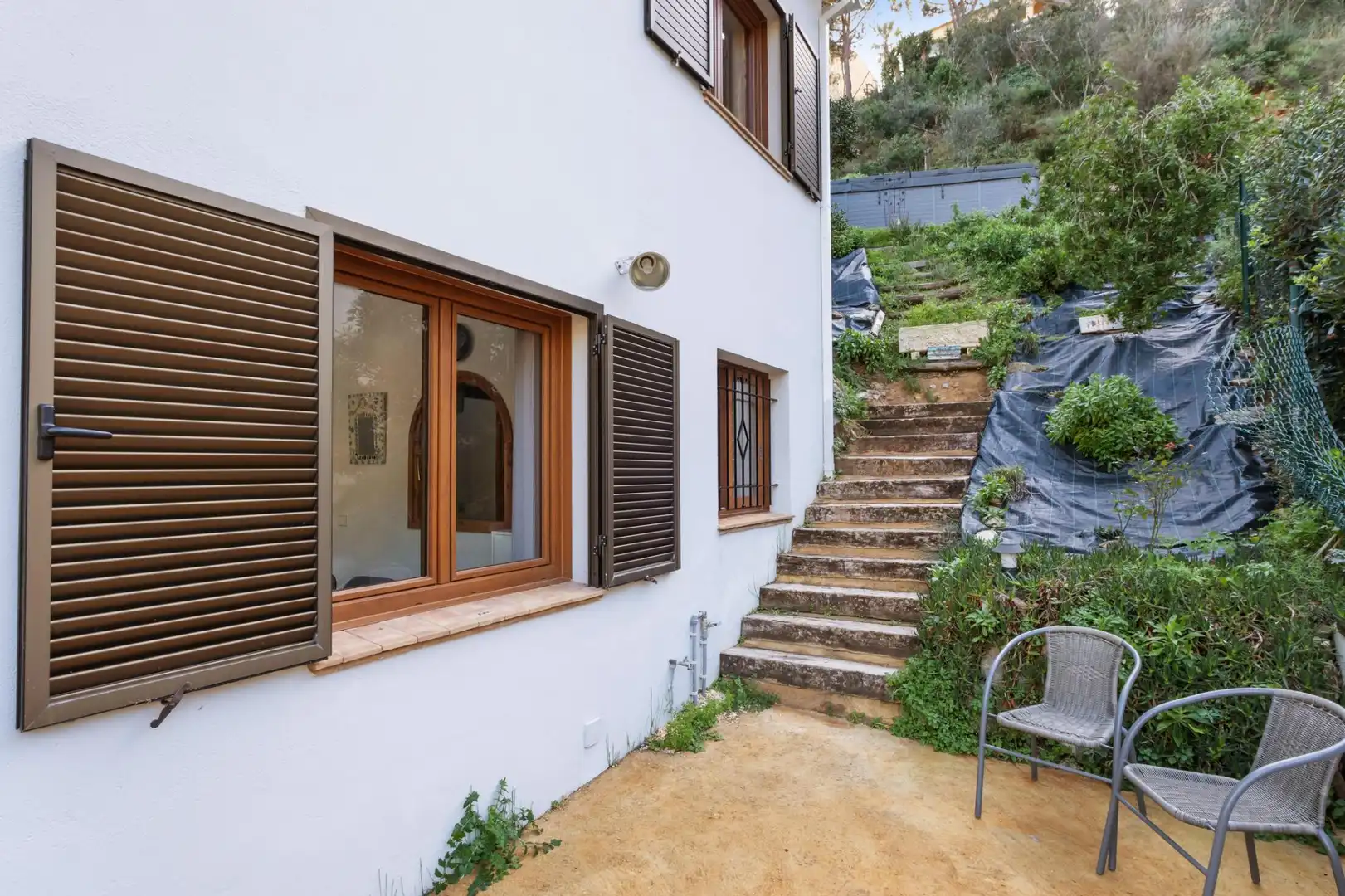 Vista exterior de Casa adosada en venta en Begur con Terraza, Amueblado y Jacuzzi