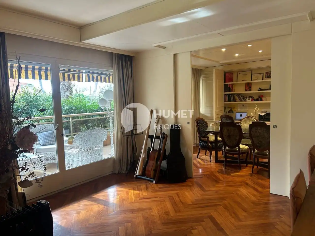 Dining room of Flat for sale in Sant Cugat del Vallès  with Air Conditioner, Heating and Private garden