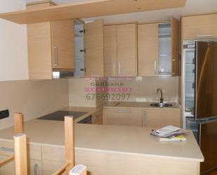 Kitchen of Flat to rent in Vigo   with Parquet flooring, Furnished and Oven