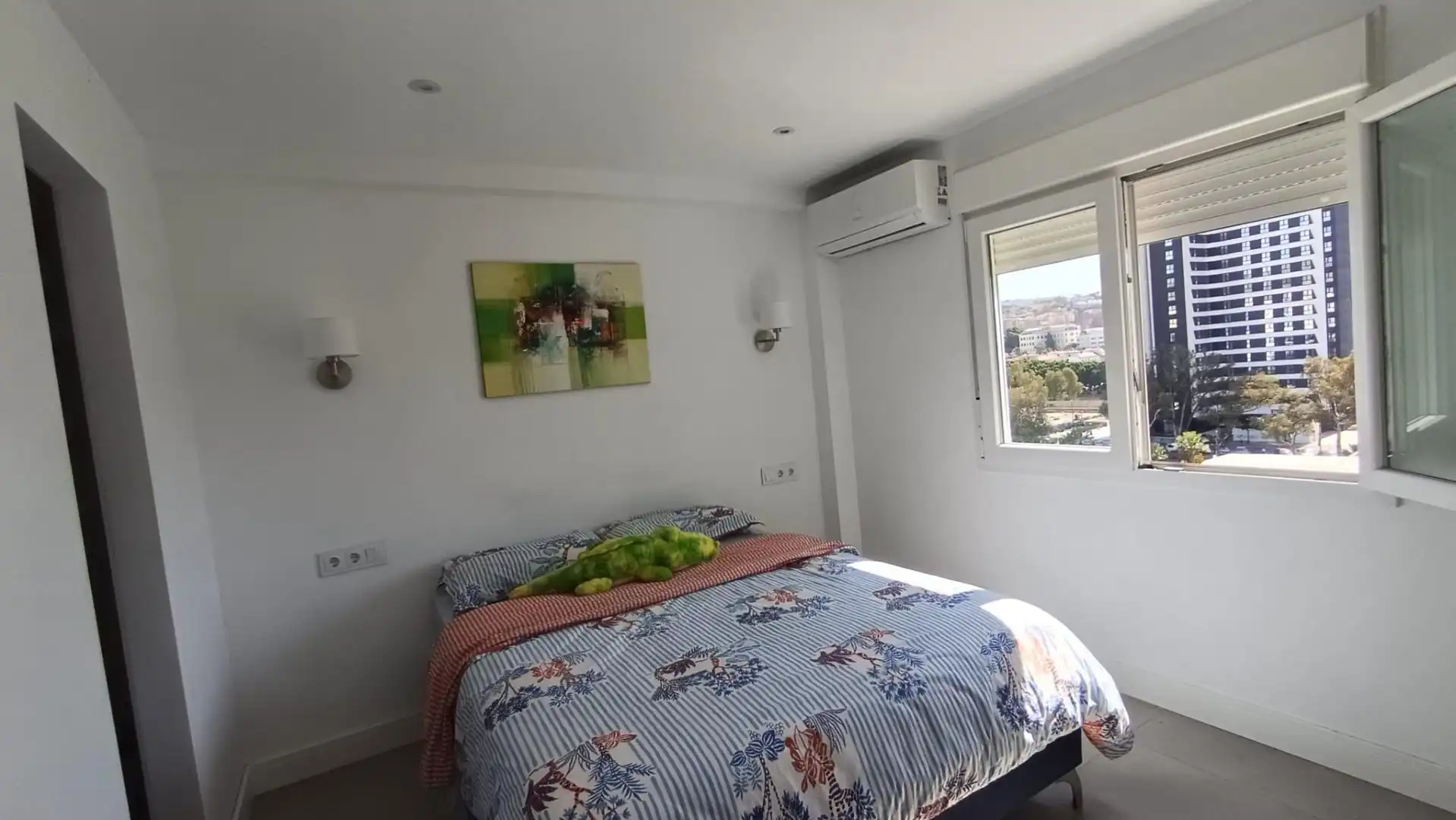 Bedroom of Flat for sale in Málaga  with Air Conditioner, Private garden and Terrace