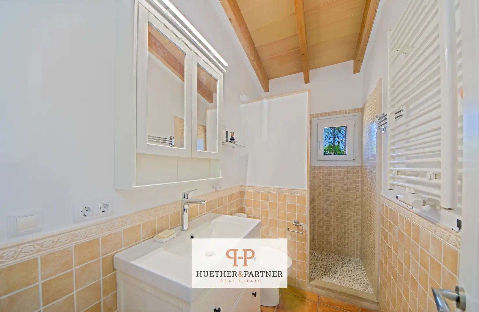 Badezimmer von Country house zum Verkauf in Manacor mit Klimaanlage und Möbliert