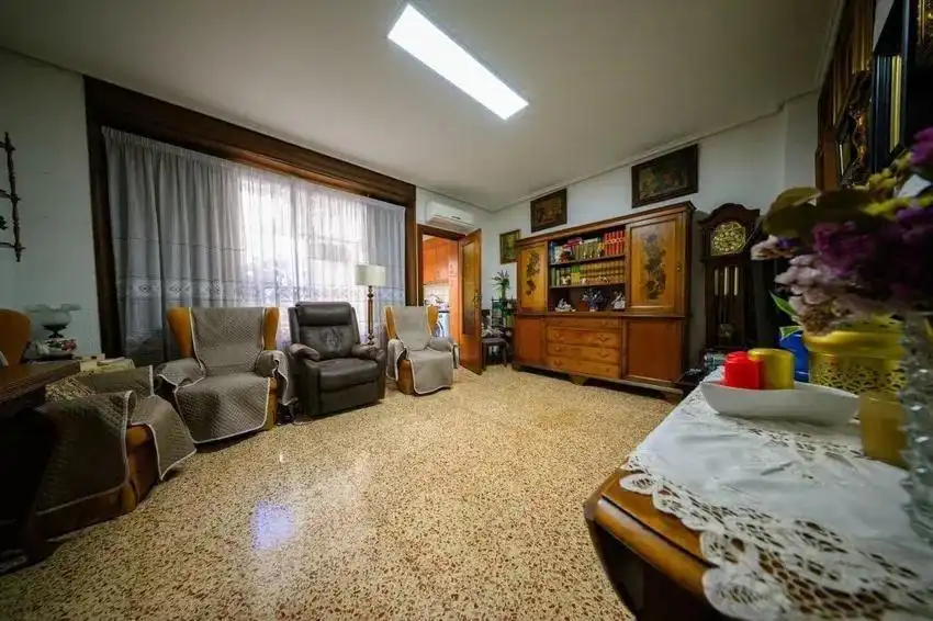 Sala de estar de Piso en venta en Valencia con Aire acondicionado, Terraza y Amueblado