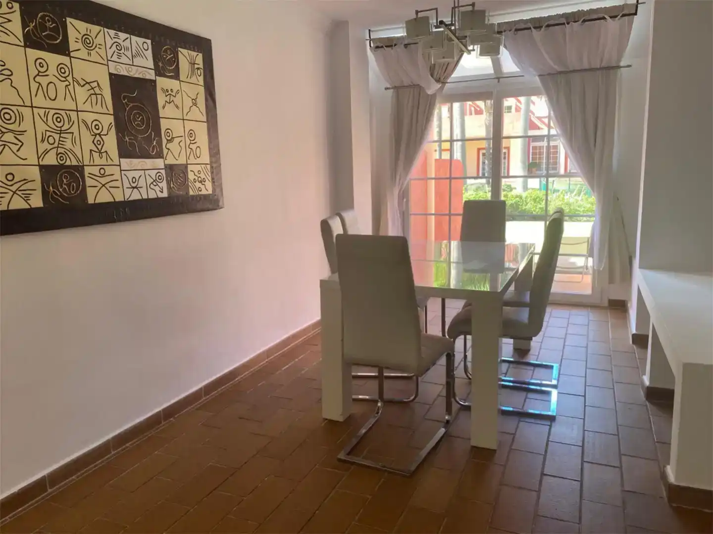 Dining room of Flat for rent in Sotogrande  with Air Conditioner, Private garden and Storage room