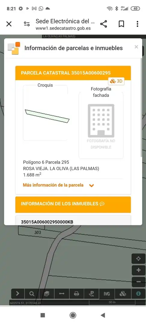 Parking de Residencial en venta en La Oliva