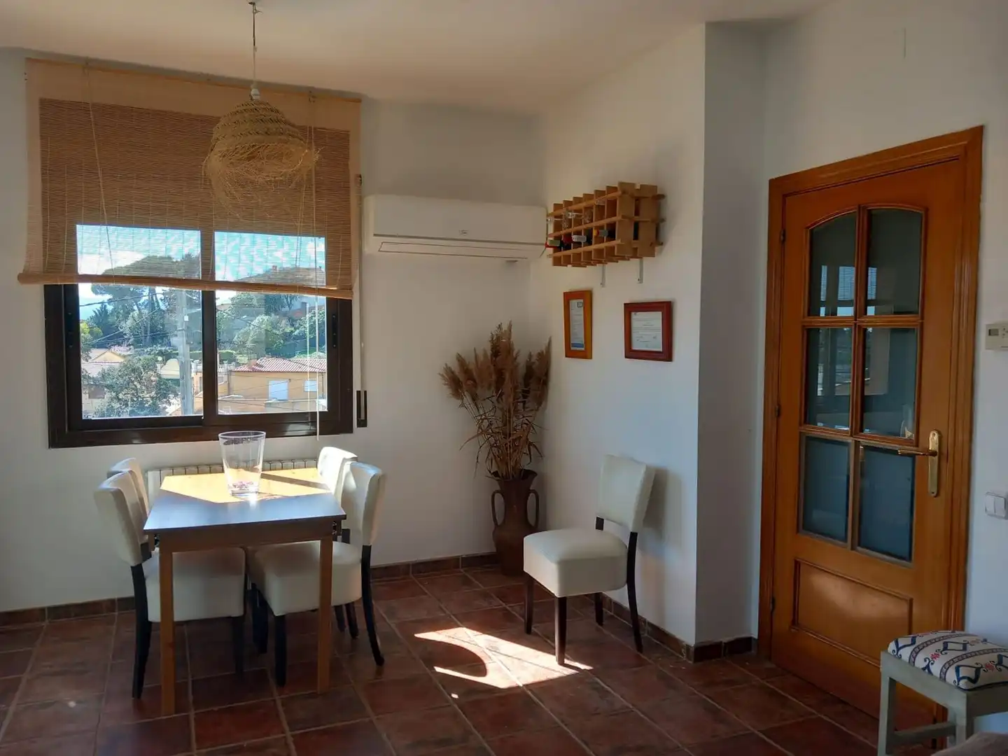 Comedor de Casa o chalet de alquiler con opción a compra en Maçanet de la Selva con Jardín privado, Terraza y Piscina