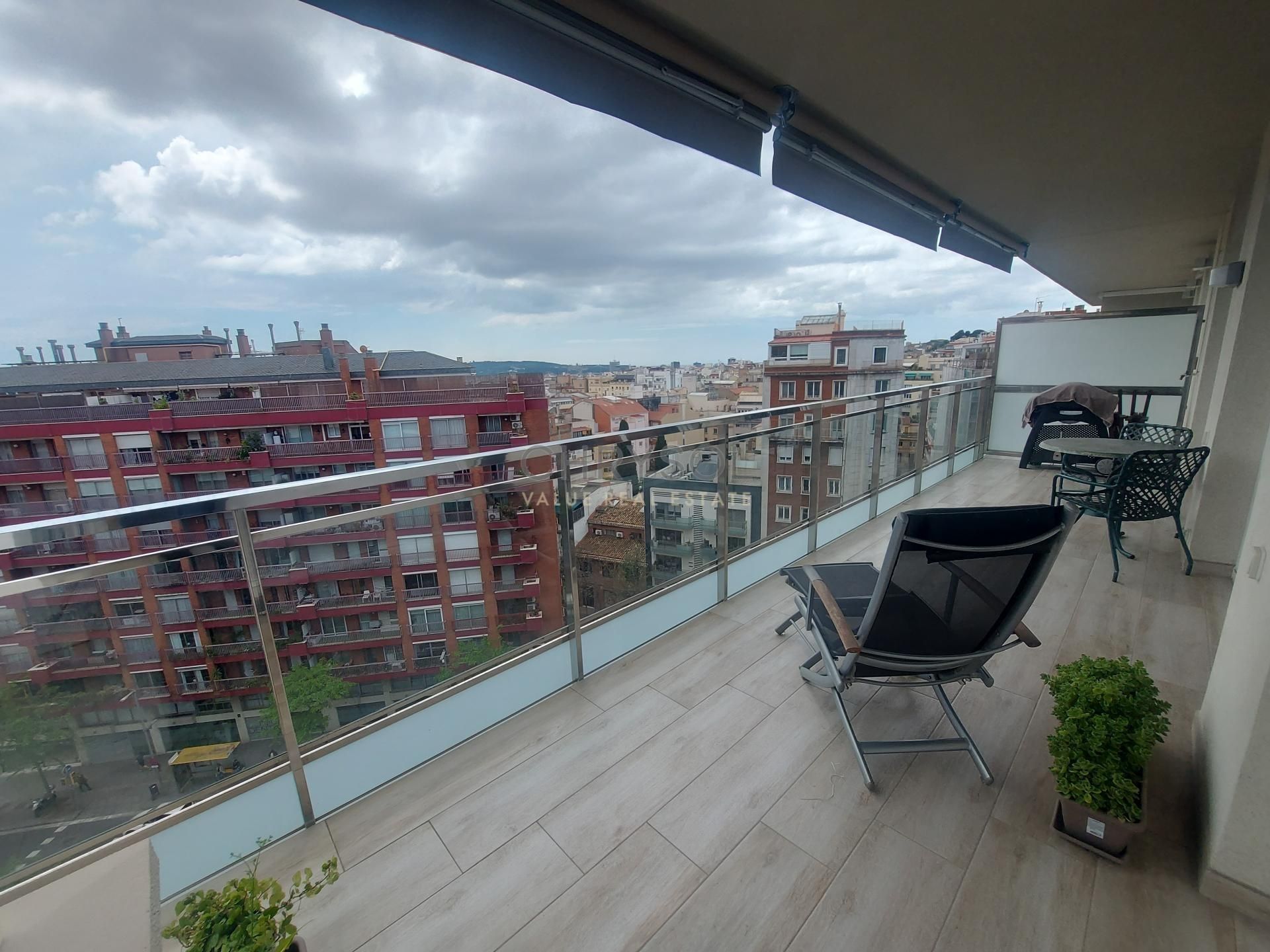 Terrace of Flat for sale in  Barcelona Capital  with Air Conditioner, Heating and Parquet flooring