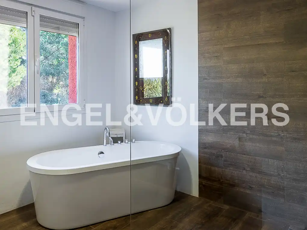 Badezimmer von Haus oder Chalet zur Miete in Jávea / Xàbia mit Klimaanlage, Heizung und Privatgarten