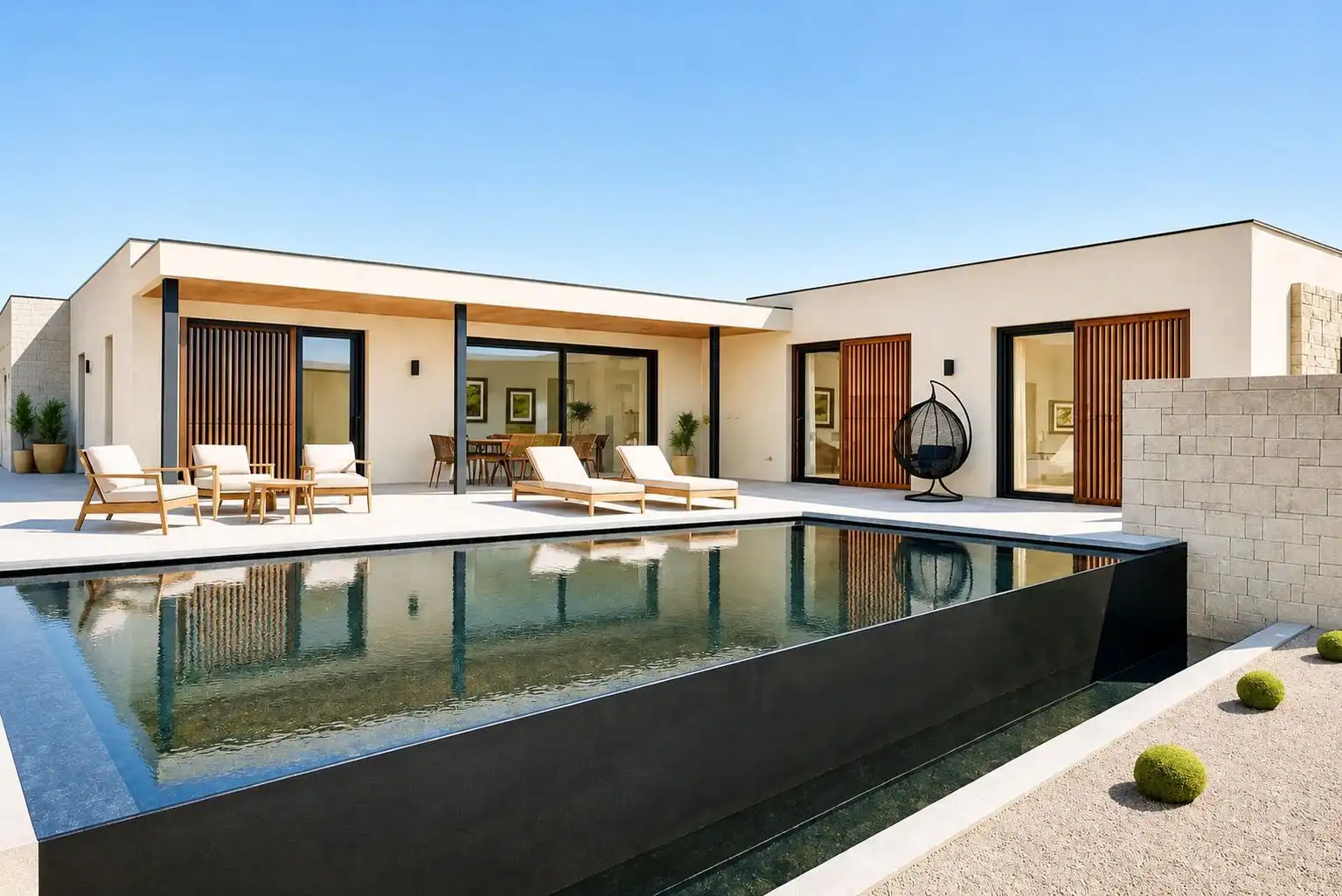 Terrassa de Casa o xalet en venda en La Oliva amb Aire condicionat, Jardí privat i Terrassa