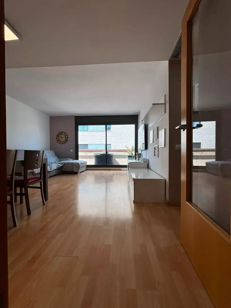 Sala de estar de Ático en venta en Badalona con Aire acondicionado, Calefacción y Trastero