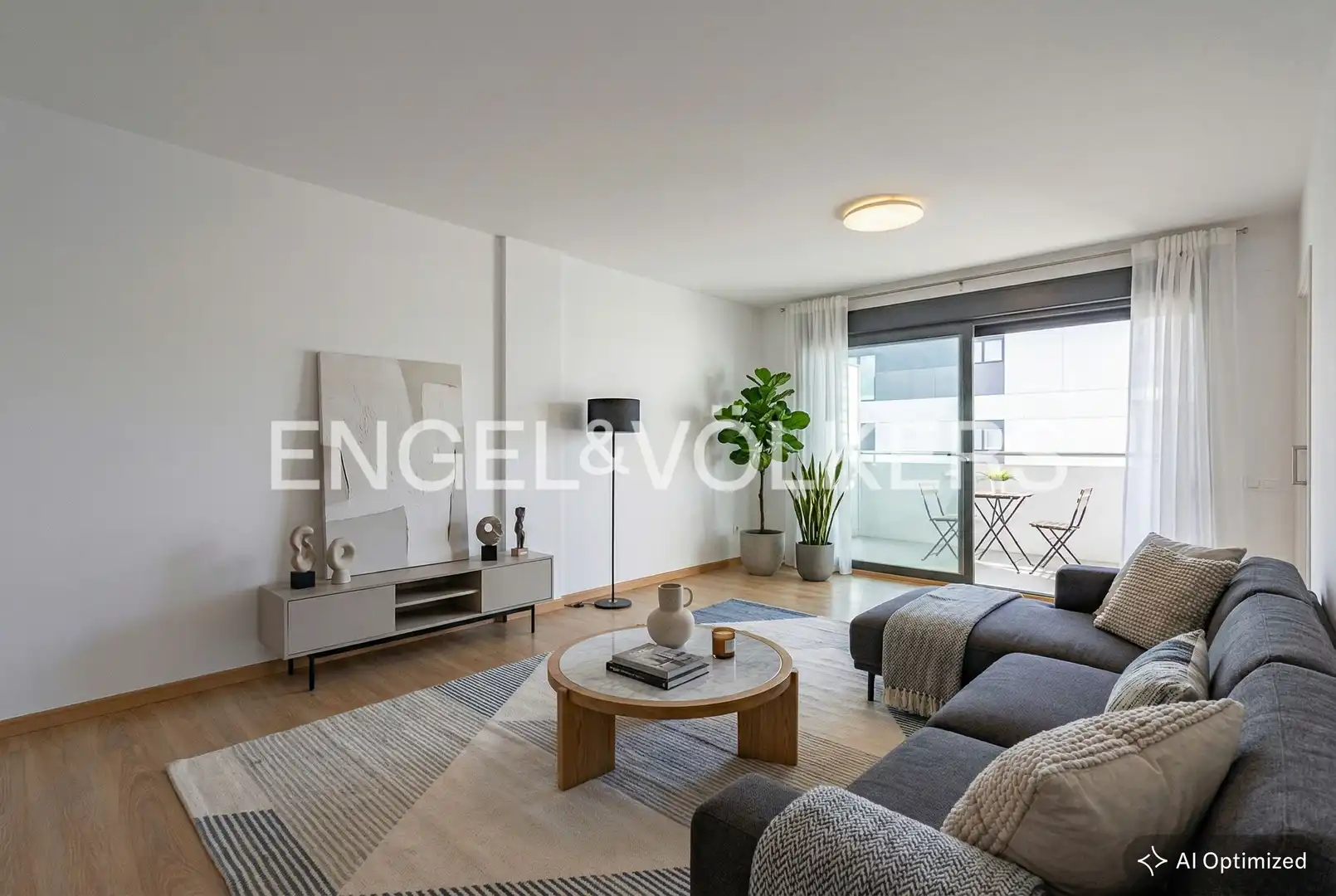 Sala de estar de Piso en venta en Sant Just Desvern con Aire acondicionado, Calefacción y Jardín privado