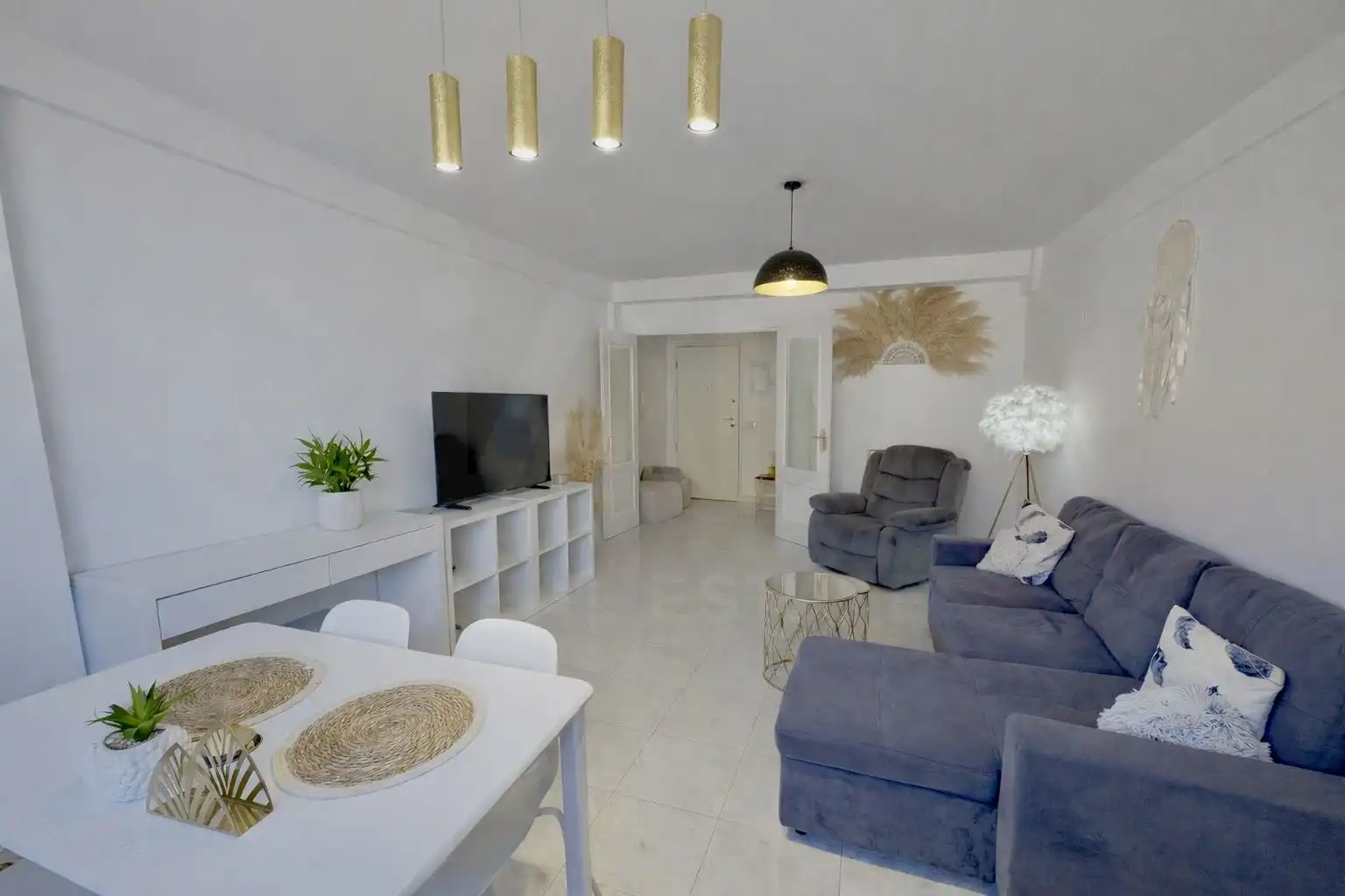 Living room of Flat for sale in Dénia  with Air Conditioner and Heating