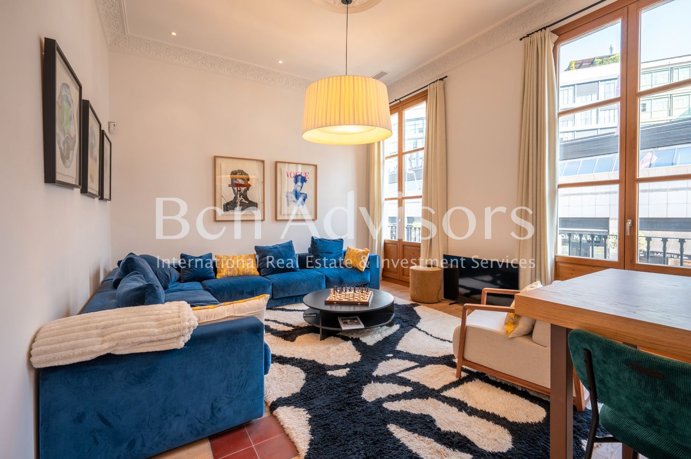 Living room of Flat for sale in  Barcelona Capital  with Air Conditioner, Heating and Terrace