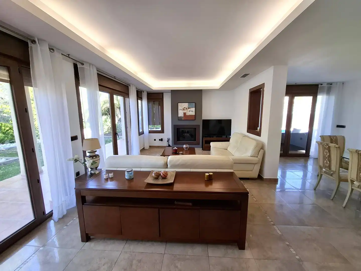 Living room of Houses for sale in Murcia  with Air Conditioner, Heating and Private garden