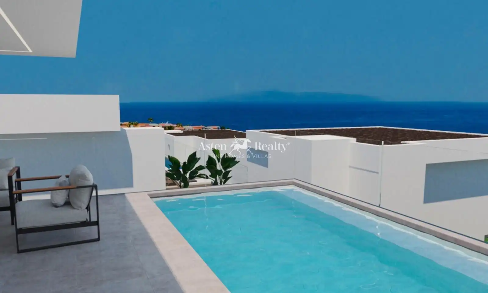 Exterior view of Houses for sale in Adeje  with Air Conditioner, Heating and Private garden