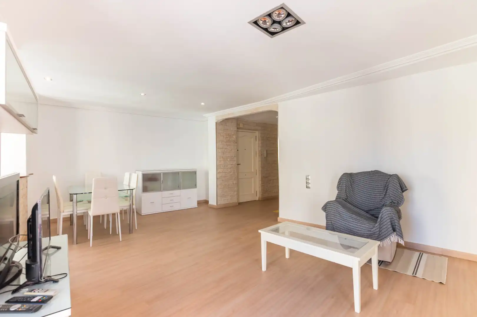 Sala de estar de Piso en venta en Molina de Segura con Aire acondicionado, Parquet y Amueblado