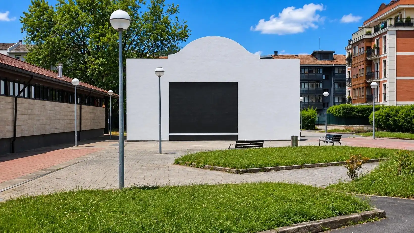 Exterior view of Flat for sale in Mungia  with Air Conditioner, Heating and Community pool
