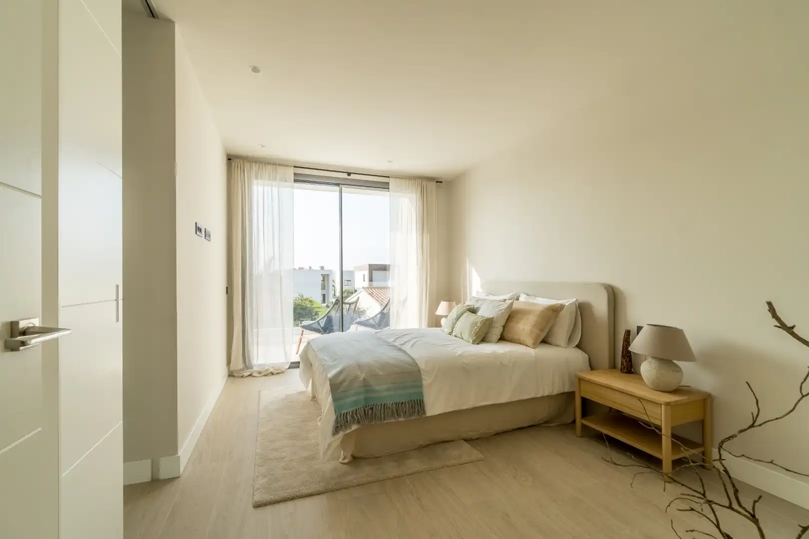 Habitación de Casa adosada de alquiler en Cambrils con Aire acondicionado, Calefacción y Jardín privado