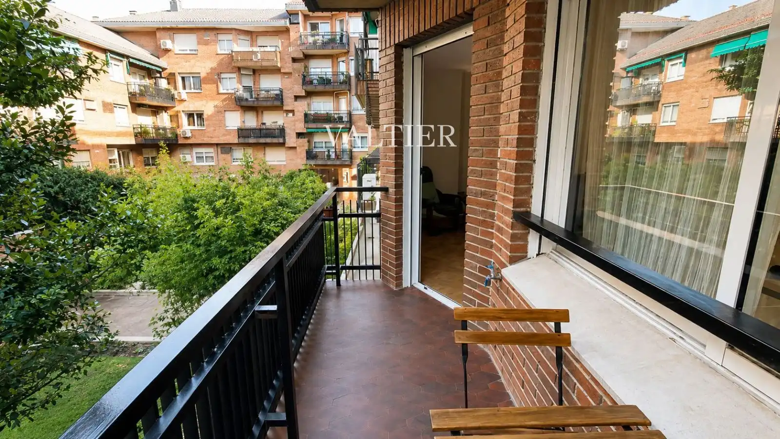 Balcony of Flat for rent in Madrid  with Air Conditioner, Terrace and Furnished