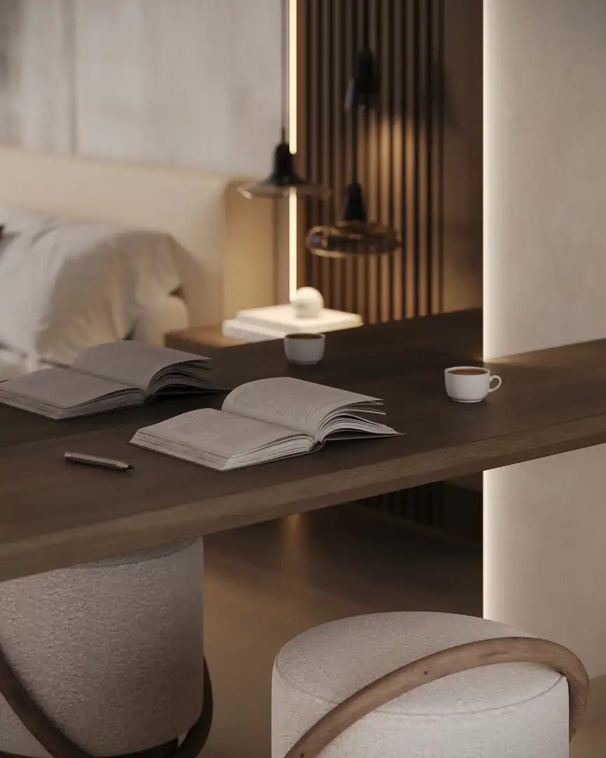 Schlafzimmer von Erdgeschoss zum Verkauf in Marbella mit Klimaanlage, Terrasse und Abstellraum