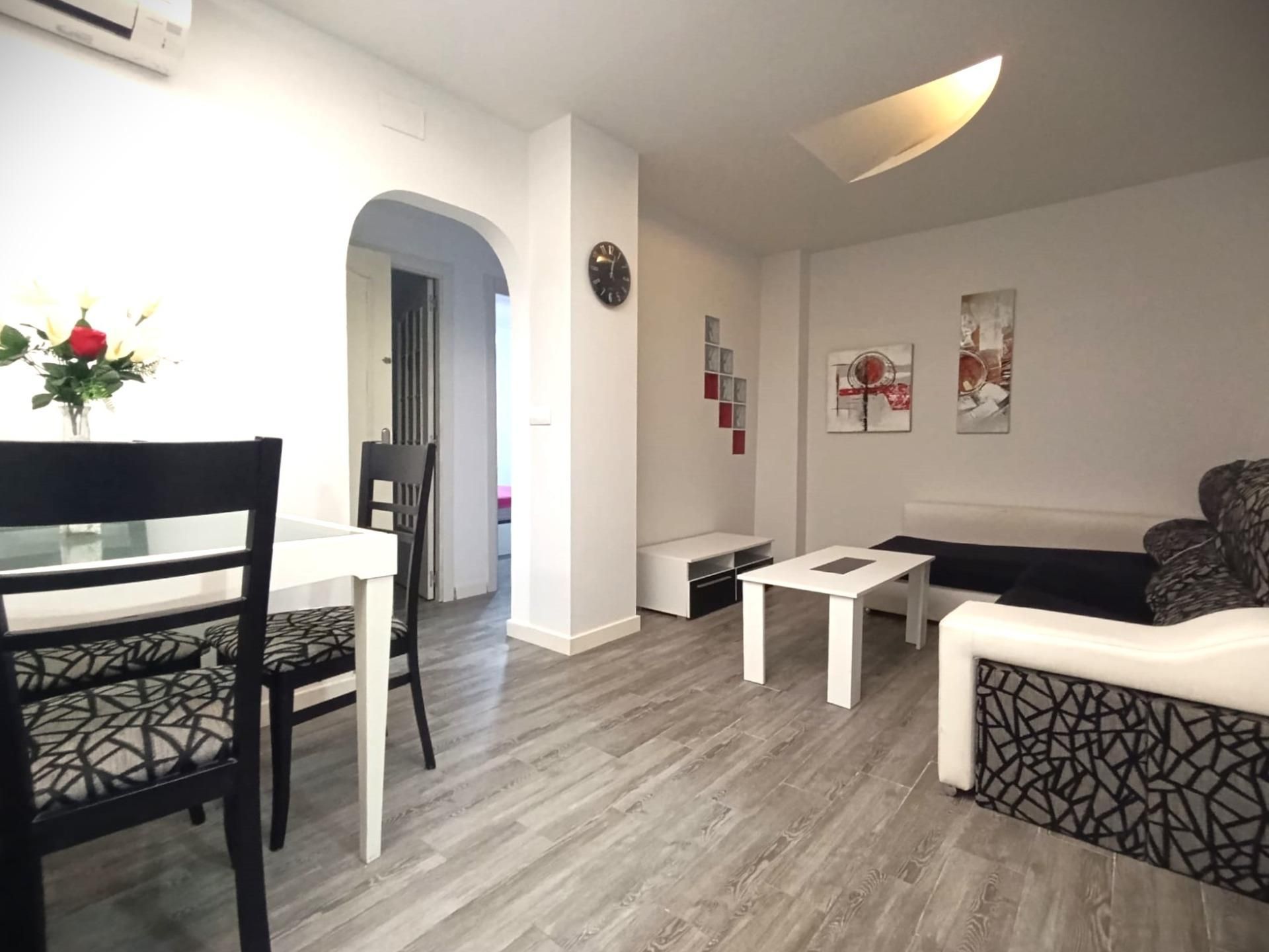 Living room of Flat for sale in Alicante / Alacant  with Air Conditioner and Alarm