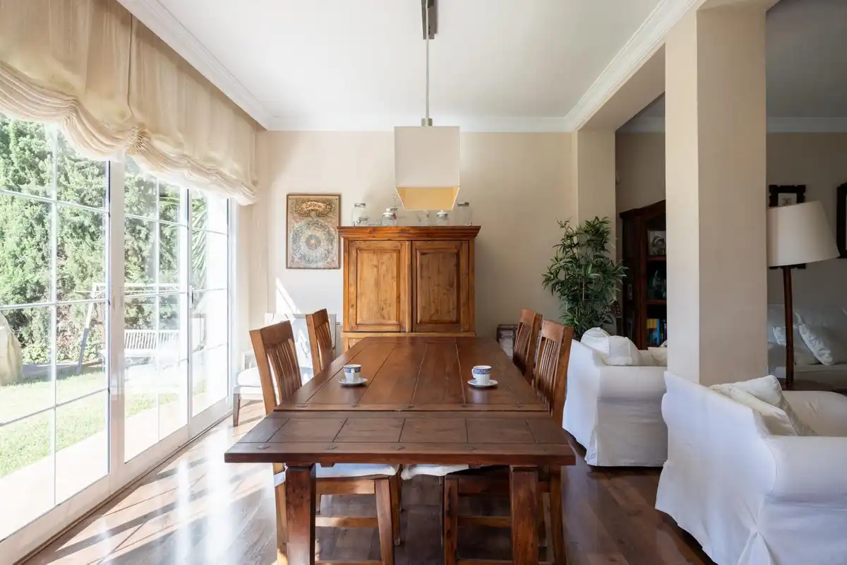 Esszimmer von Haus oder Chalet zum Verkauf in Mijas mit Klimaanlage, Heizung und Privatgarten