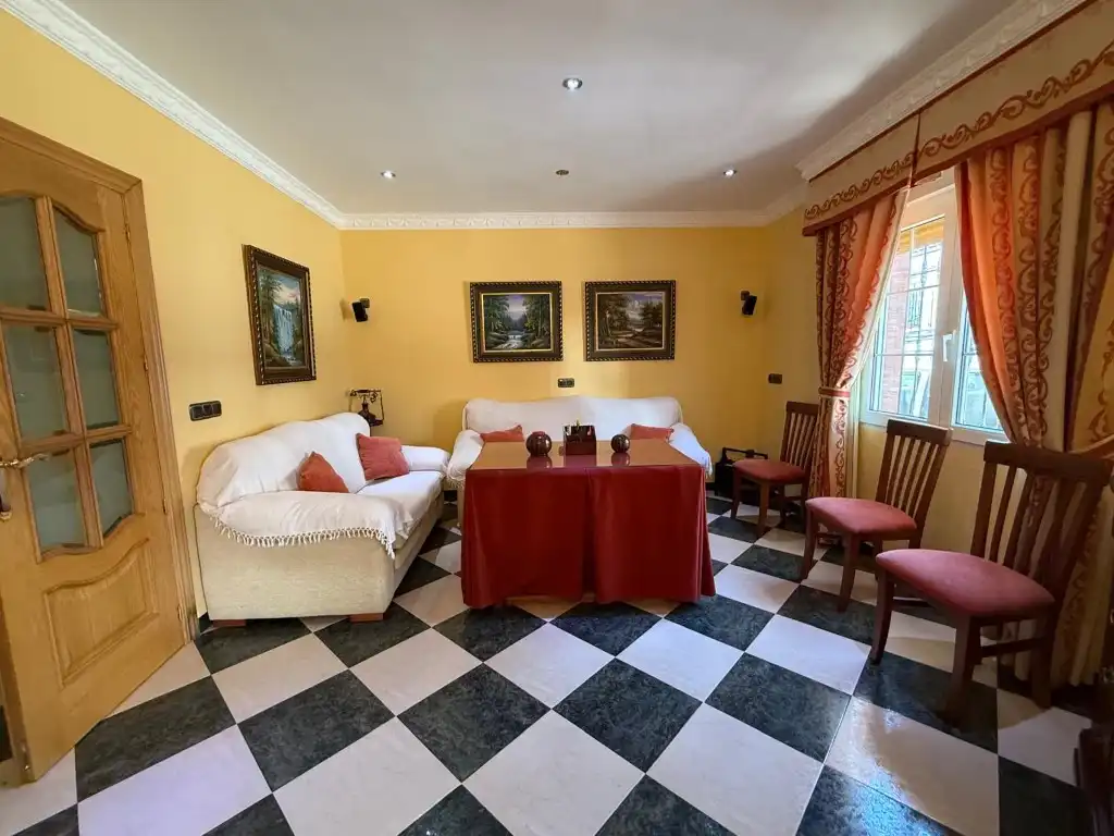 Living room of Houses for sale in Zafarraya  with Terrace, Storage room and Furnished
