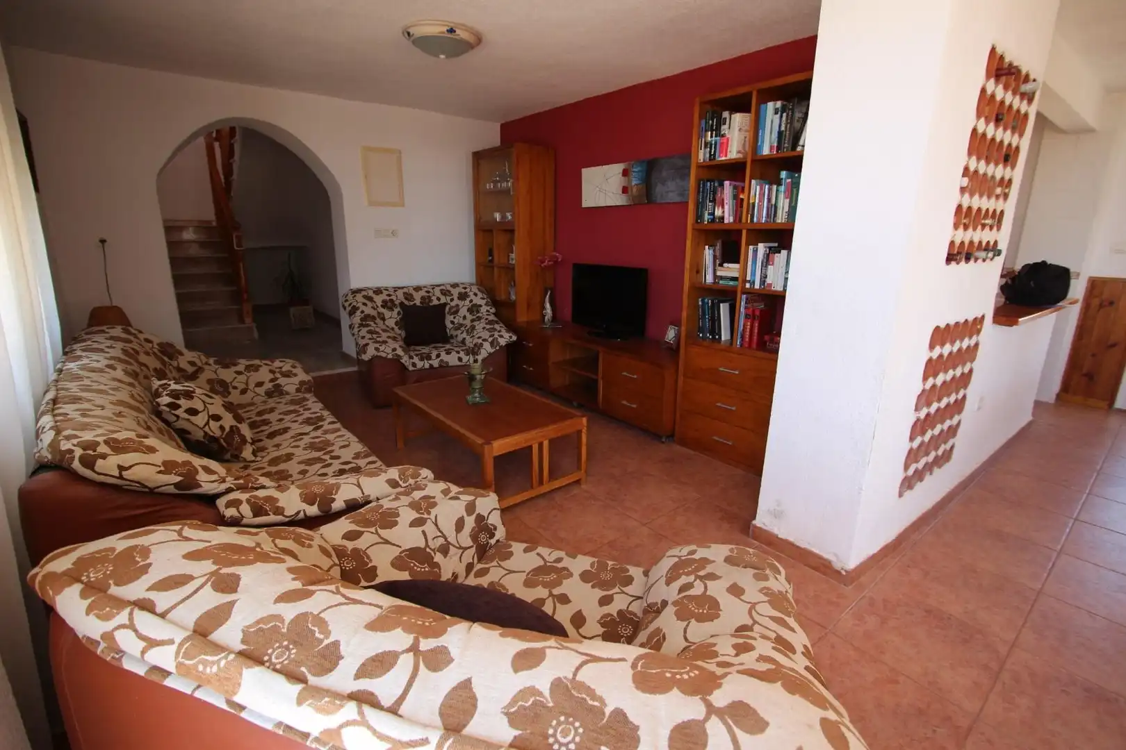 Sala de estar de Casa o chalet en venta en Guardamar del Segura con Jardín privado, Terraza y Piscina