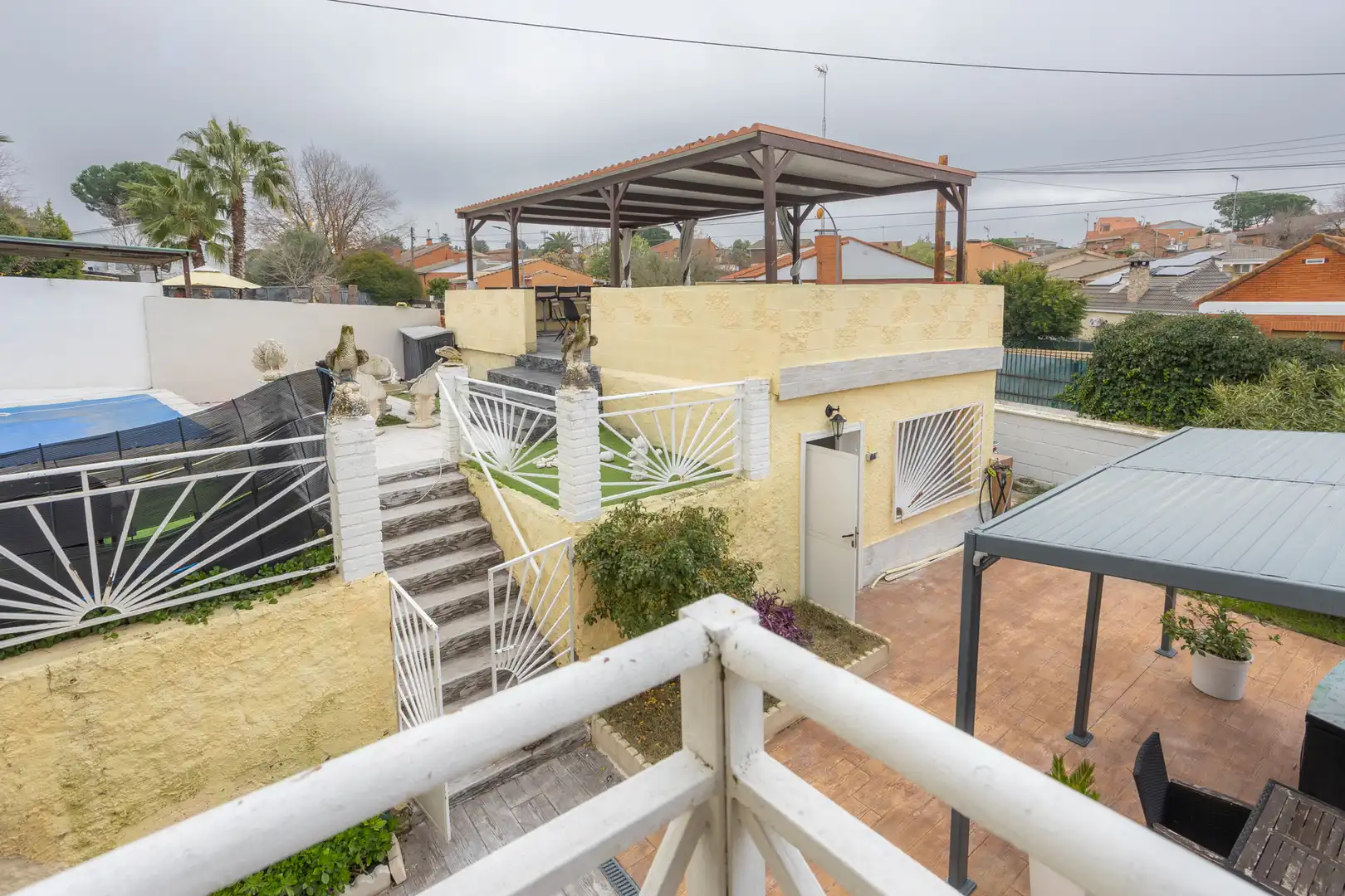 Terraza de Casa o chalet en venta en Casarrubios del Monte con Aire acondicionado, Calefacción y Jardín privado