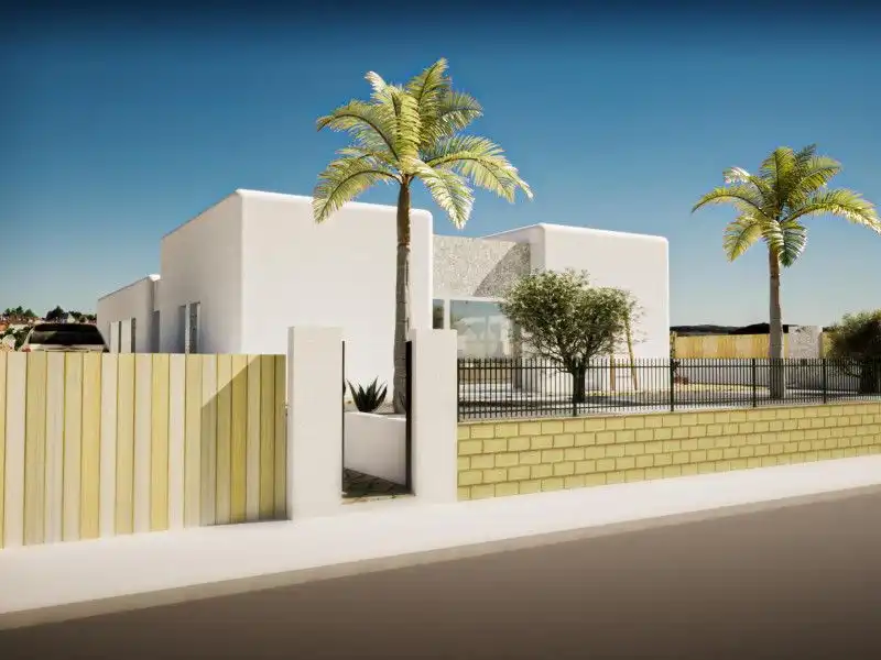 Exterior view of Houses for sale in L'Alfàs del Pi  with Community pool