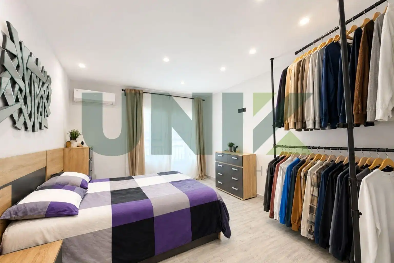 Schlafzimmer von Wohnung zum Verkauf in Elda mit Klimaanlage, Heizung und Parkett