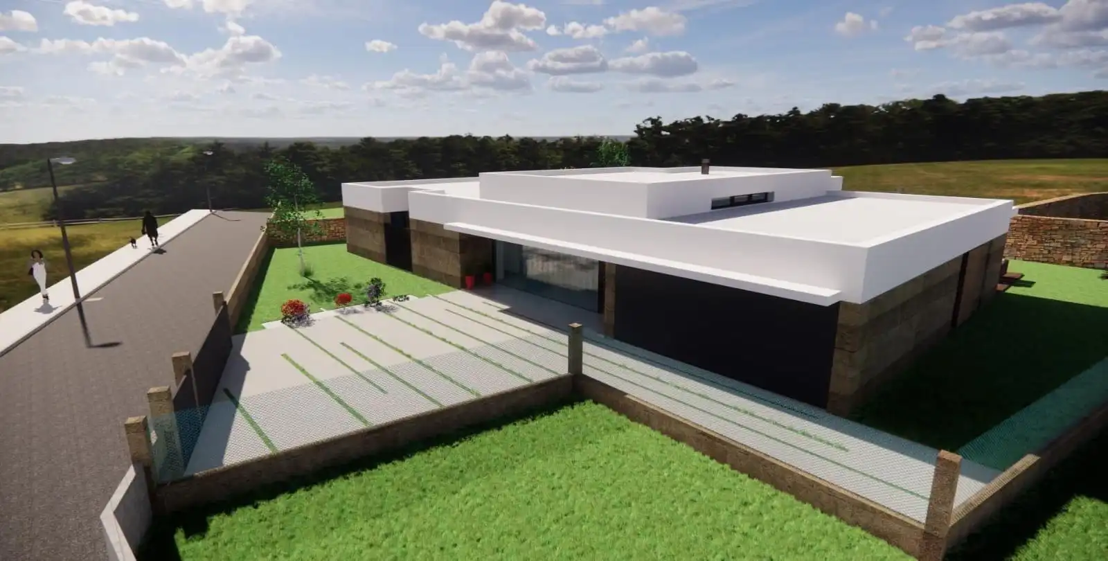 Vista exterior de Residencial en venta en Vilanova de Arousa