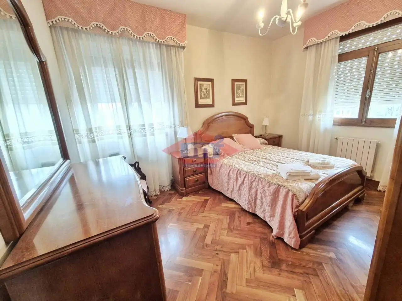 Schlafzimmer von Haus oder Chalet zur Miete in Redondela mit Heizung, Privatgarten und Terrasse