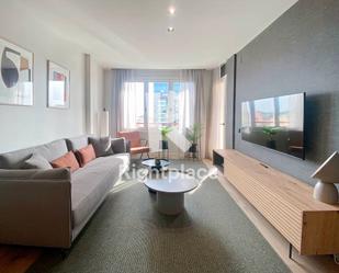 Living room of Flat to rent in  Barcelona Capital  with Air Conditioner, Heating and Terrace