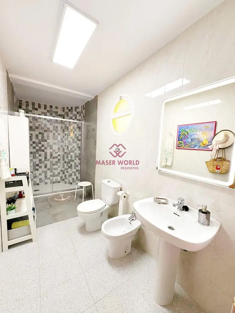 Baño de Casa o chalet en venta en Mazarrón con Aire acondicionado, Terraza y Piscina