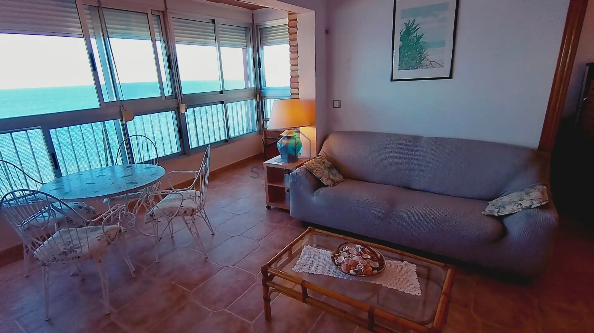 Sala de estar de Piso en venta en Sueca con Calefacción, Terraza y Trastero