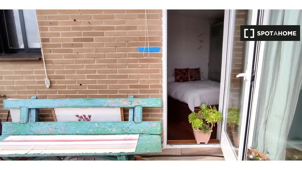 Terrassa de Pis de lloguer en Madrid amb Aire condicionat, Calefacció i Moblat