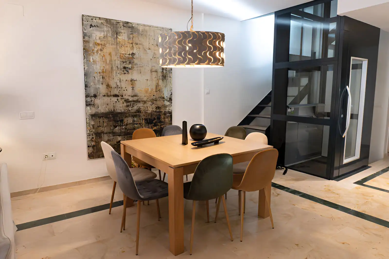 Comedor de Casa adosada en venta en Marbella con Aire acondicionado, Terraza y Piscina