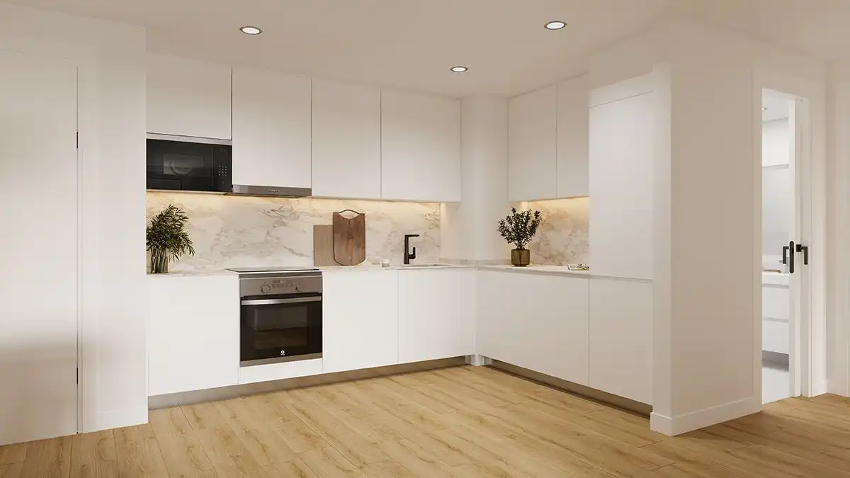 Cocina de Piso en venta en Málaga con Aire acondicionado, Calefacción y Terraza