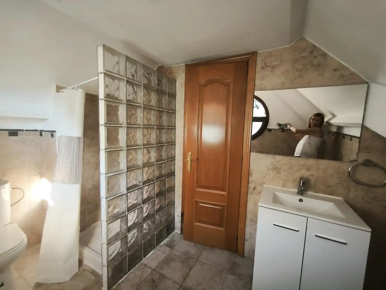 Baño de Dúplex de alquiler en Benalmádena con Aire acondicionado y Terraza