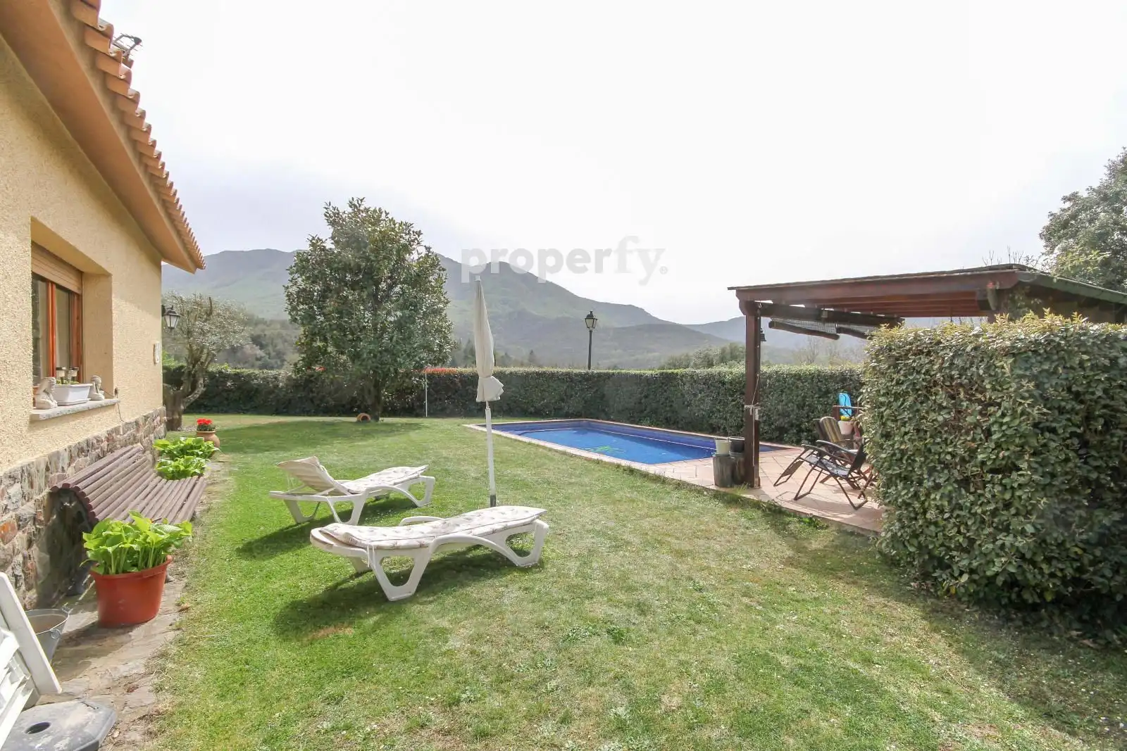 Jardín de Casa o chalet en venta en Viladrau con Calefacción, Jardín privado y Piscina