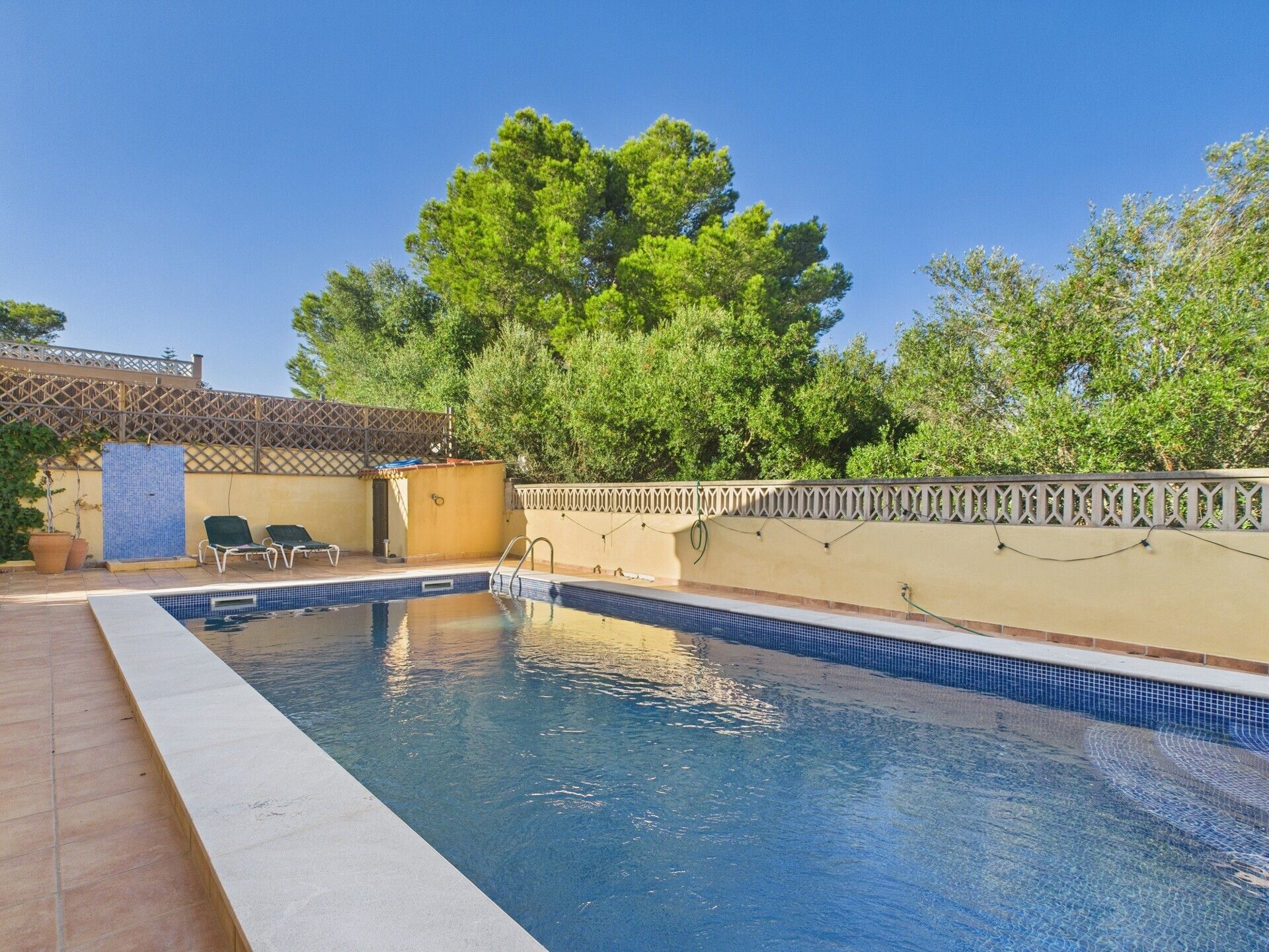 Swimming pool of House or chalet to rent in Llucmajor  with Air Conditioner, Private garden and Terrace