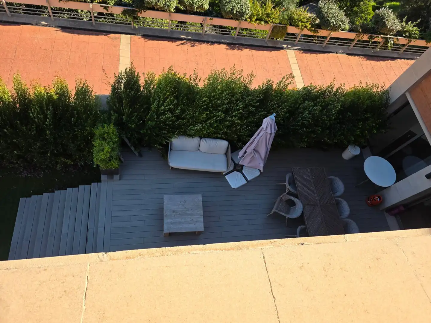 Terrassa de Casa adosada en venda en Barcelona amb Aire condicionat, Calefacció i Jardí privat