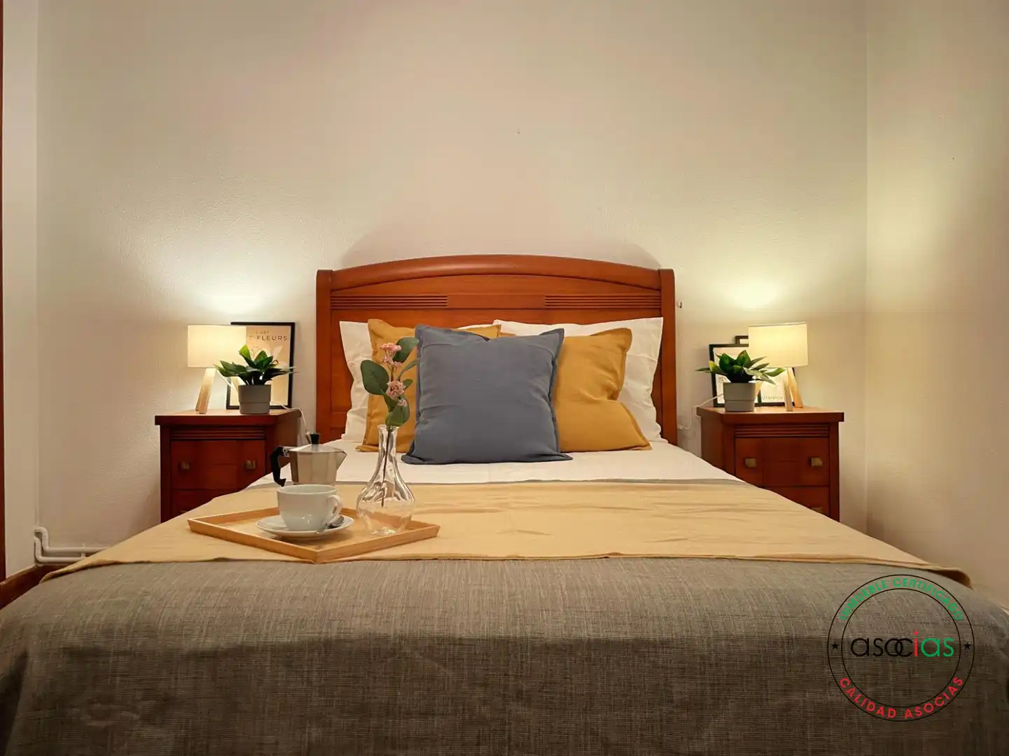 Schlafzimmer von Wohnung zum Verkauf in Gijón  mit Heizung und Balkon