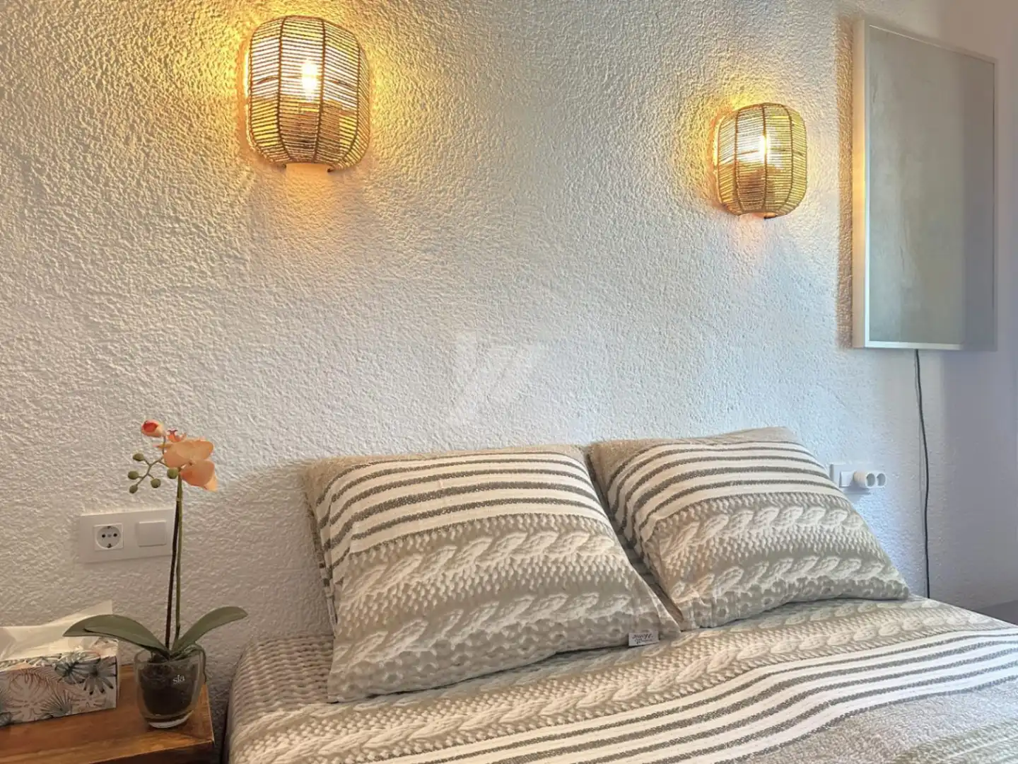Schlafzimmer von Wohnungen zum Verkauf in Moraira mit Klimaanlage, Heizung und Privatgarten
