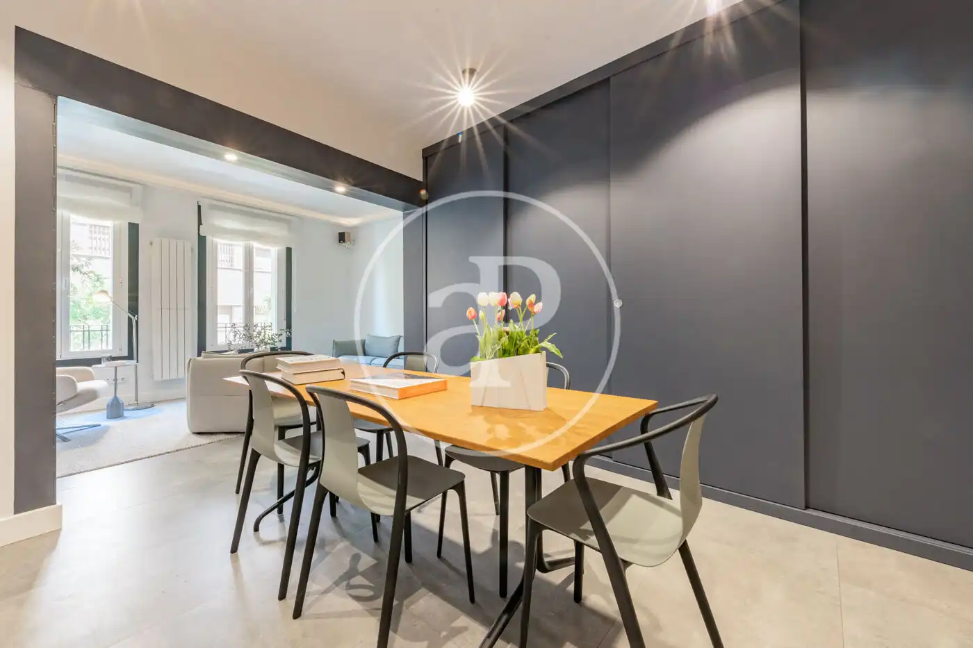 Dining room of Flat for sale in Madrid  with Air Conditioner, Heating and Balcony