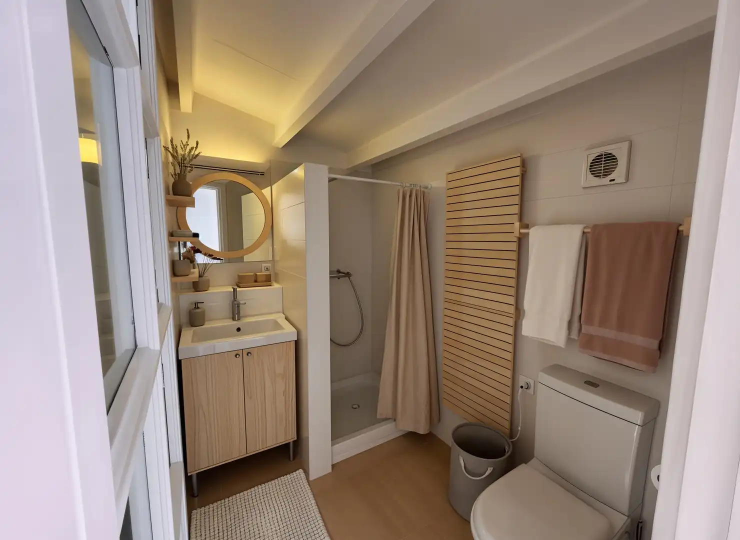 Badezimmer von Haus oder Chalet zur Miete in Santanyí mit Terrasse und Abstellraum